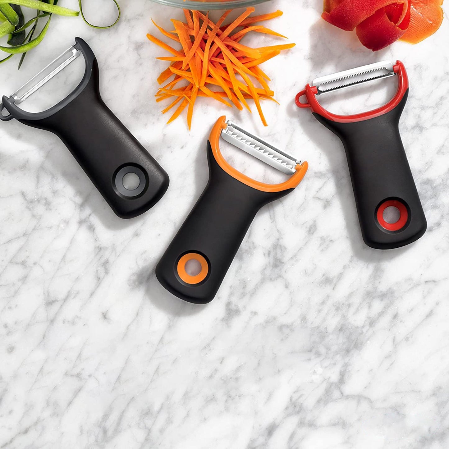 Japanese Stainless Steel Sharp Peeler Set of 3