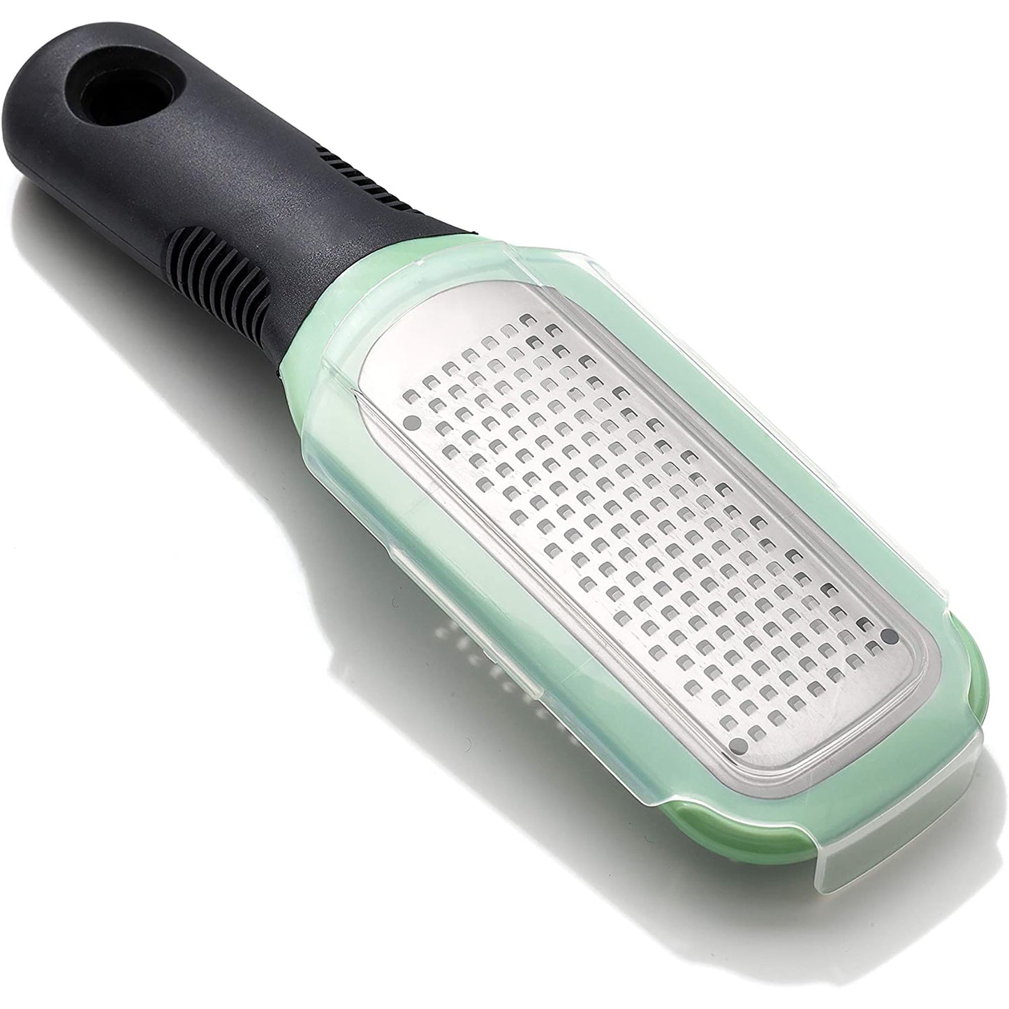 Etched Ginger and Garlic Grater 7x2.5 Inch - Green