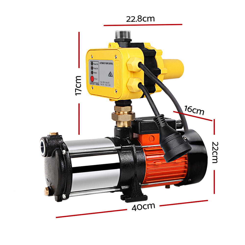 Water Pressure Pump Multi Stage Garden Tank Irrigation - 240V