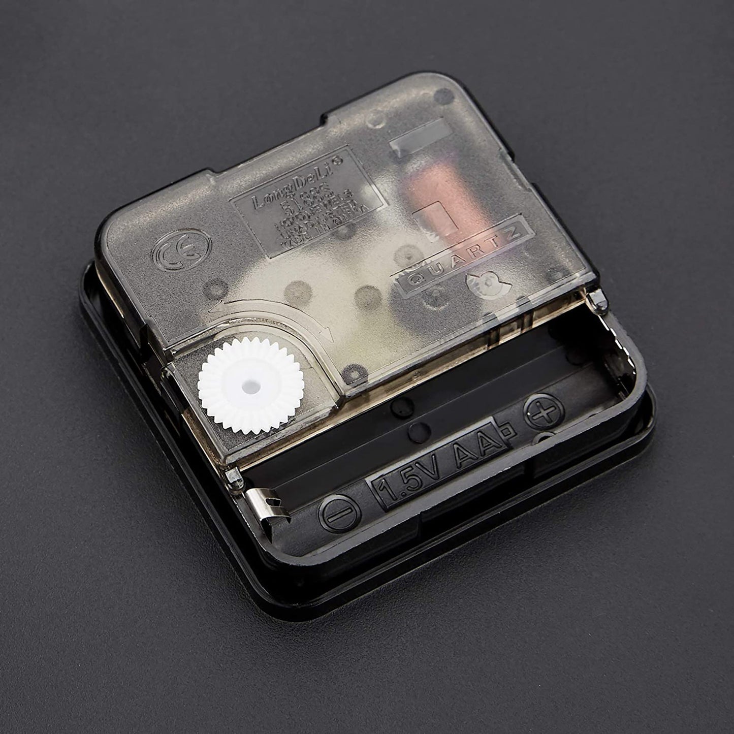 Battery Operated Wall Clock for Living Room Bedroom Kitchen Office Decor - Nickel