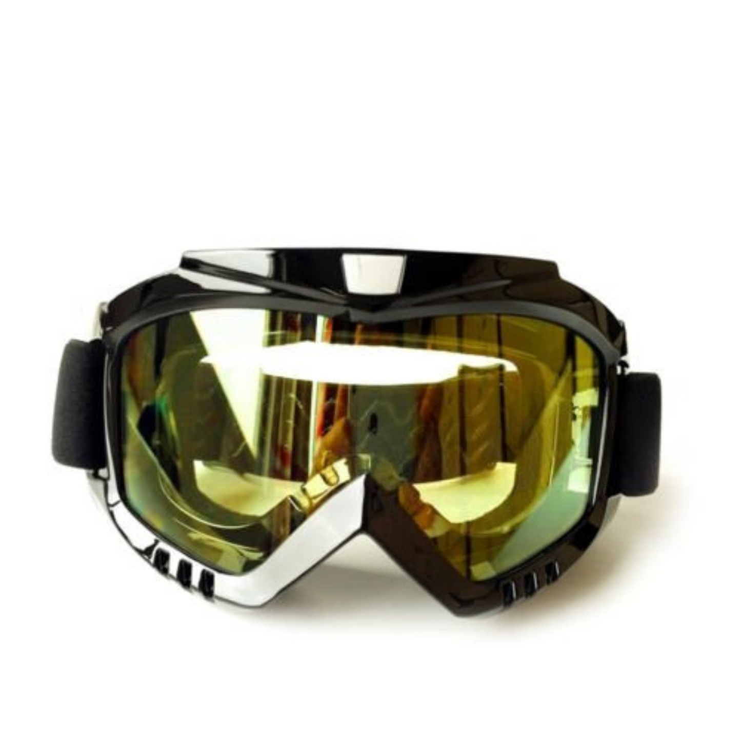 Detachable Face Mask Full Face Paintball Airsoft Mask with Motorcycle Goggle Tactical