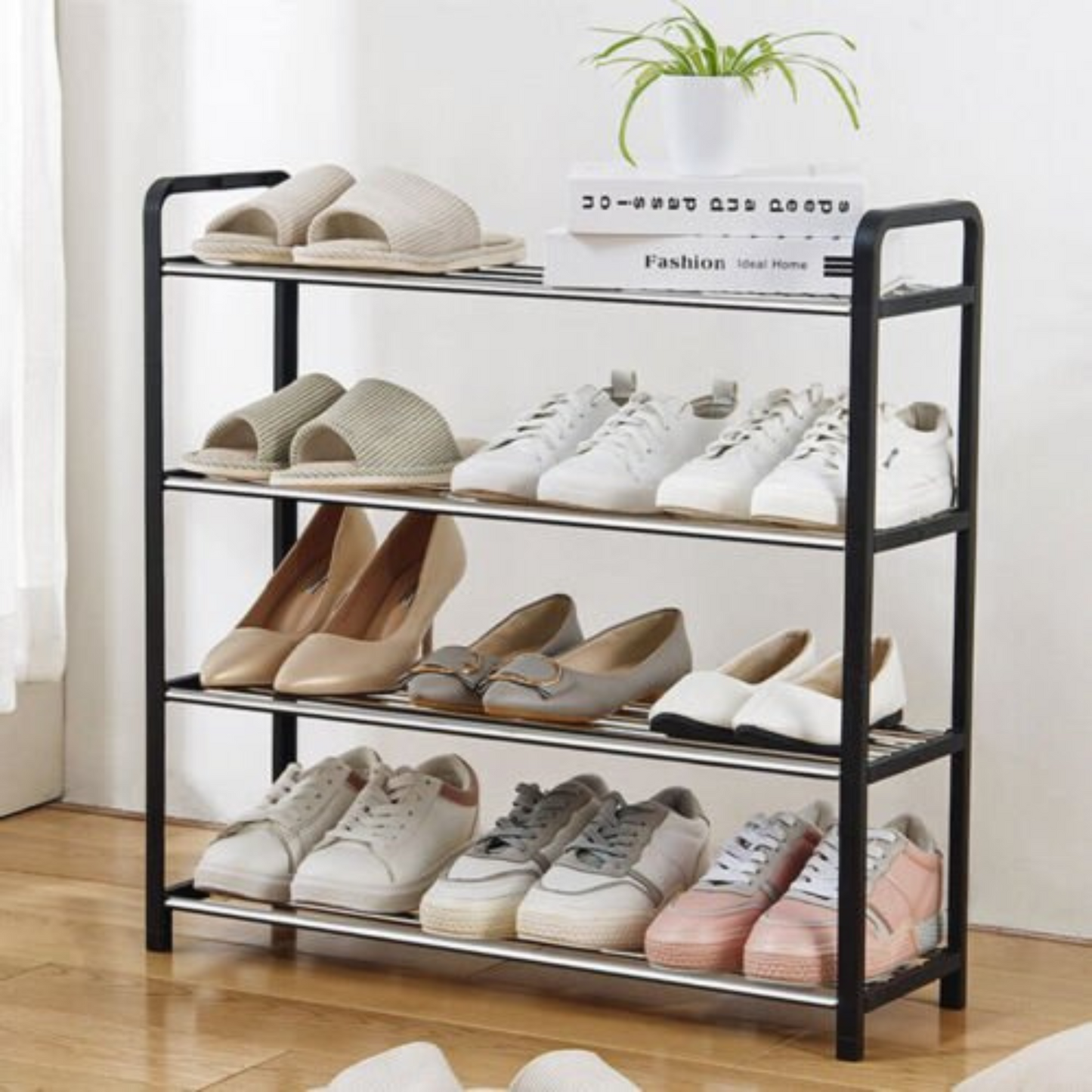 Shoe Rack Organizer 3 to 5 Tiers Layers Storage Shelf Stand