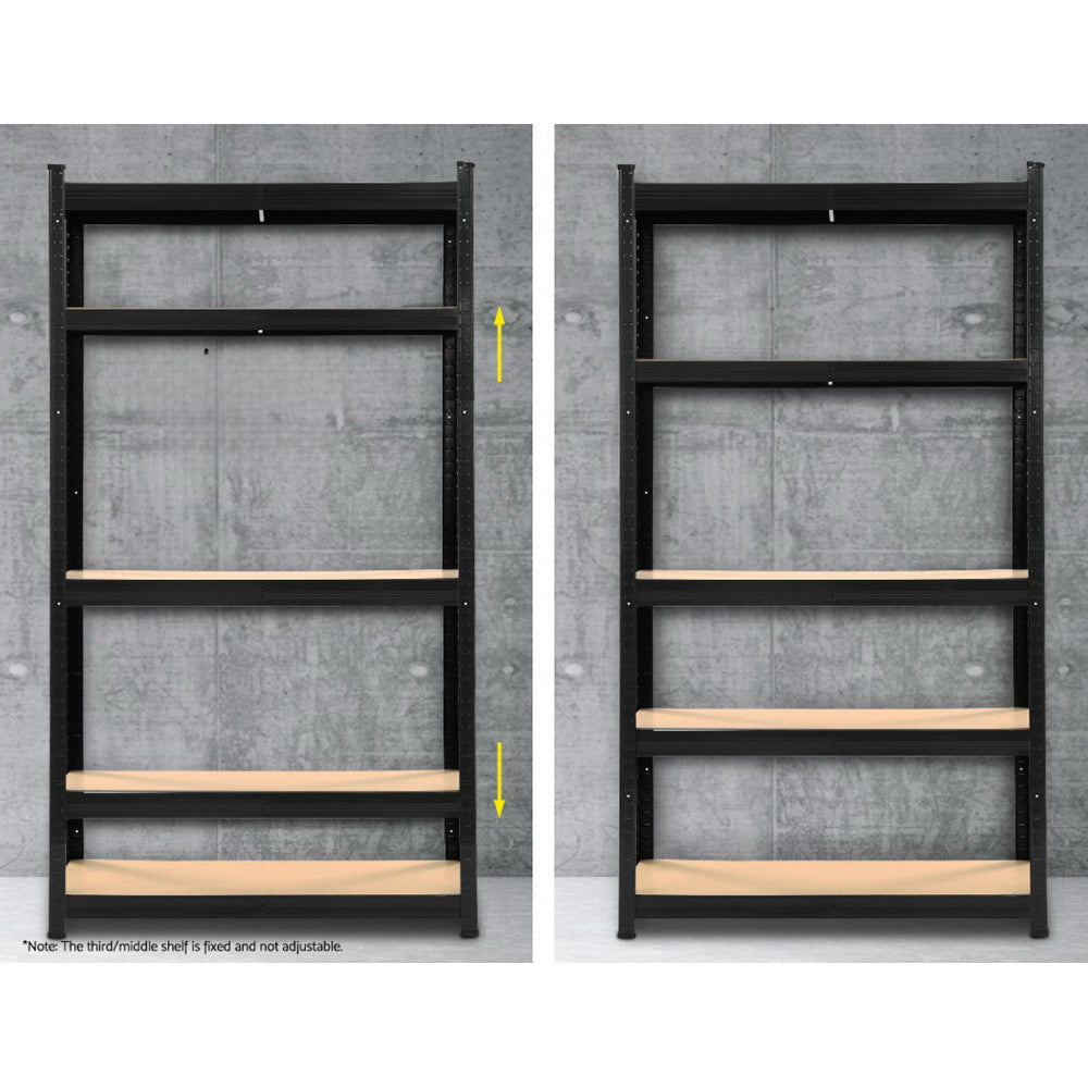 Warehouse Rack Garage Storage Steel Metal Shelves - 1.8M
