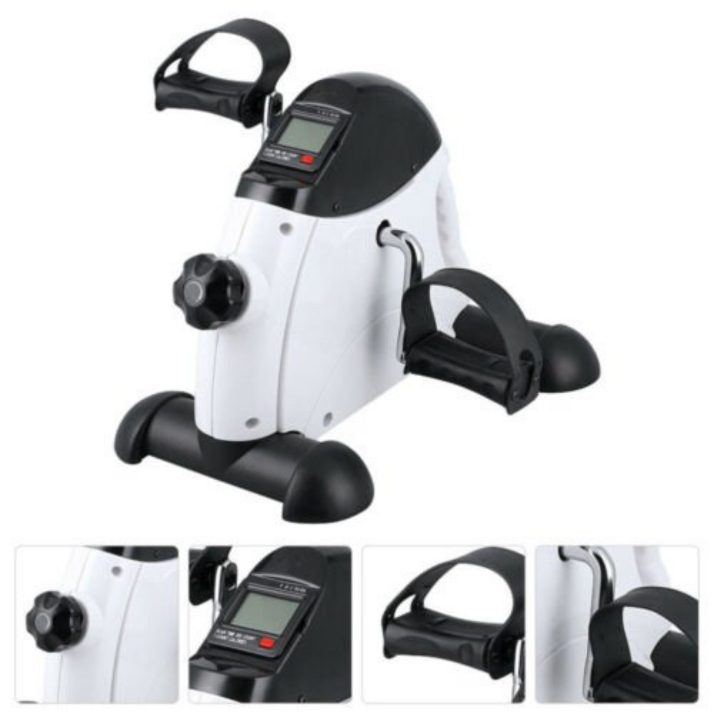 Portable Mini Pedal Exerciser Exercise Machine for Leg and Arm Workout