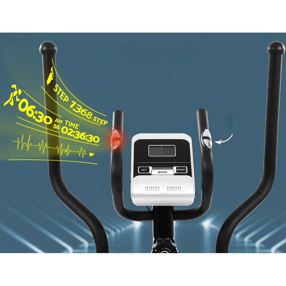 Exercise Bike Elliptical Cross Trainer Bicycle Home Gym Fitness Machine - 117cm x 156cm x 49cm