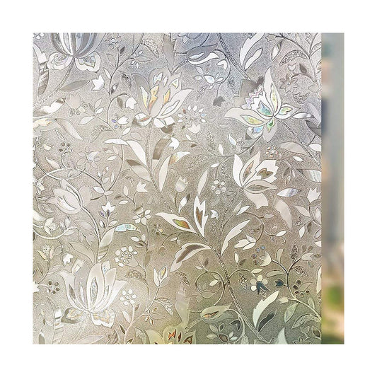 Decorative Removable Frosted Window Privacy Film Self Static Cling Anti UV - 45x254 cm