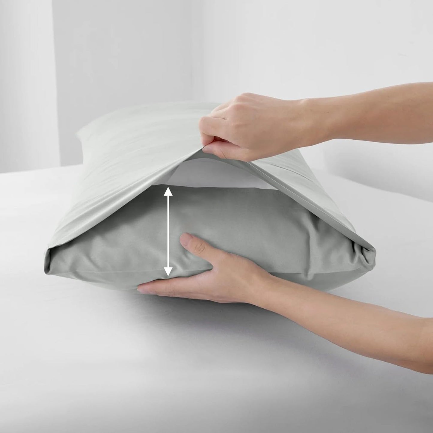 Soft Comfort Breathable Extra Deep Pocket Bed Sheet Set - Silver Grey