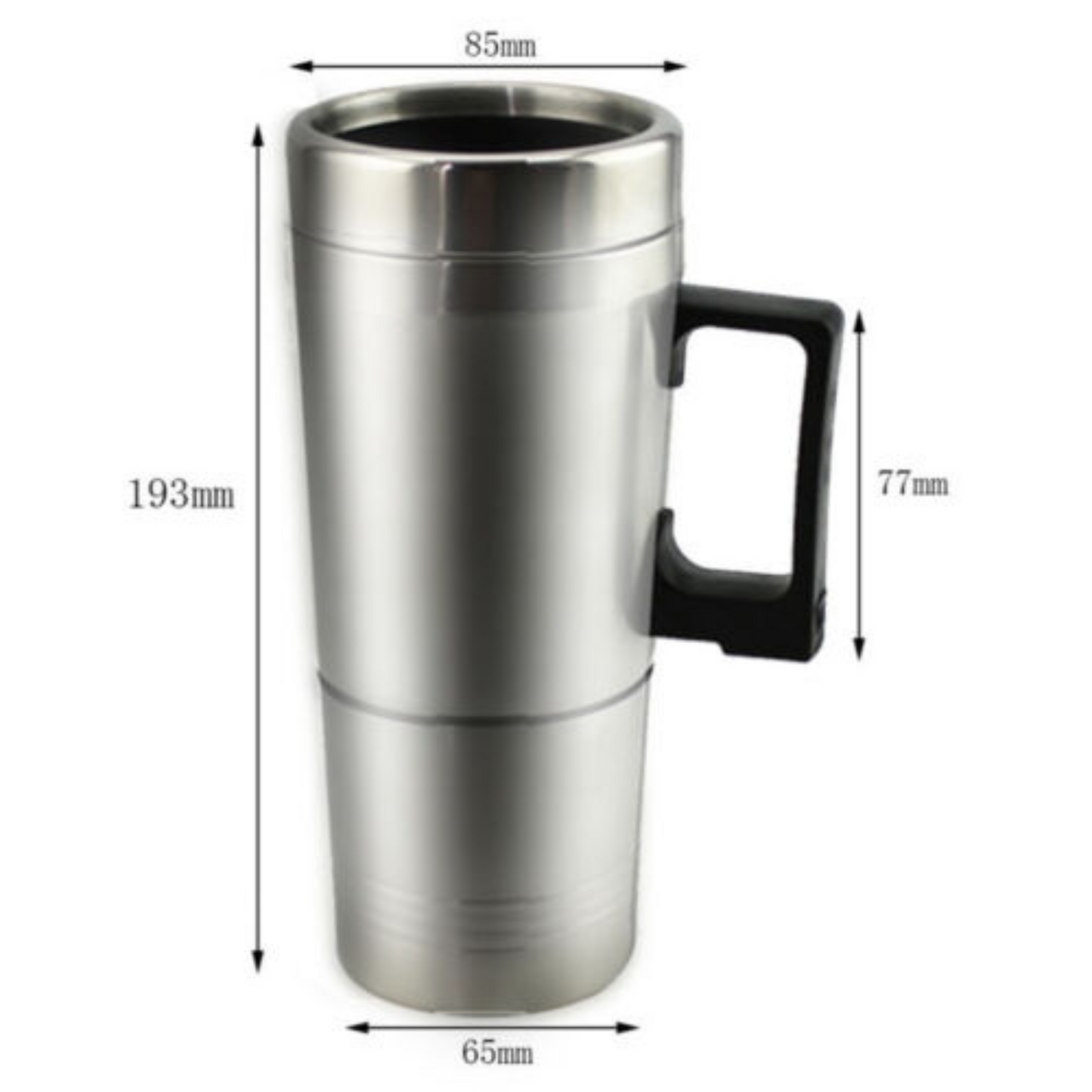 300ml Stainless Steel Car Kettle Heating Travel Cup for Vehicles