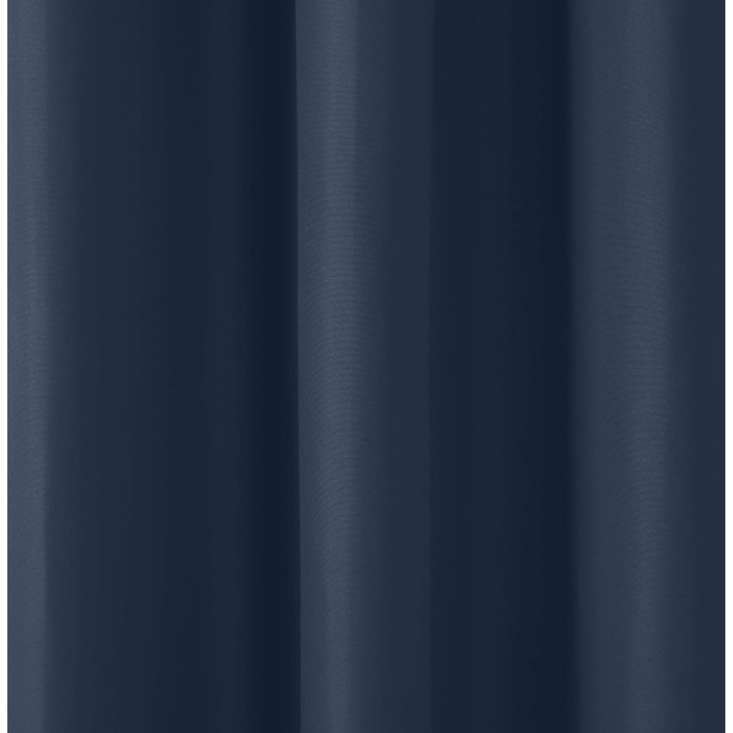 Room Darkening Blackout Window Curtains with Grommets 2 Panels - Navy
