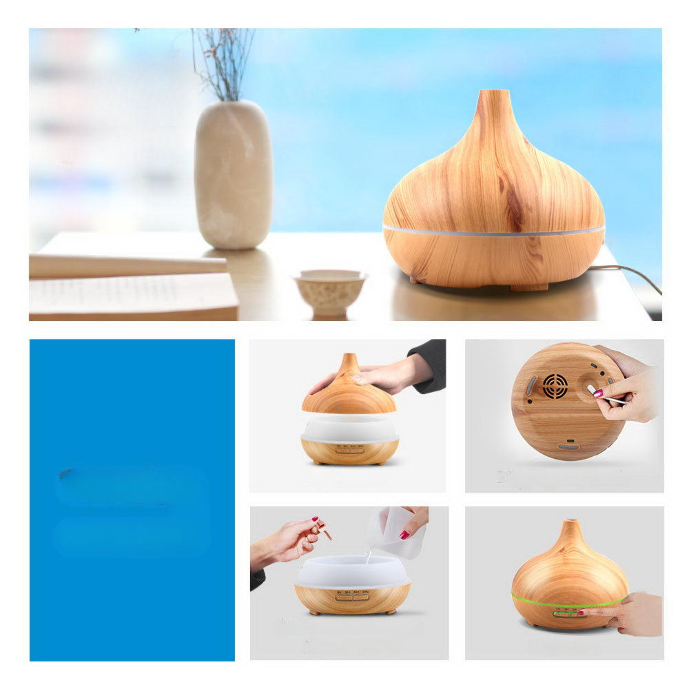 300ml 4 in 1 Aroma Diffuser - Light Wood