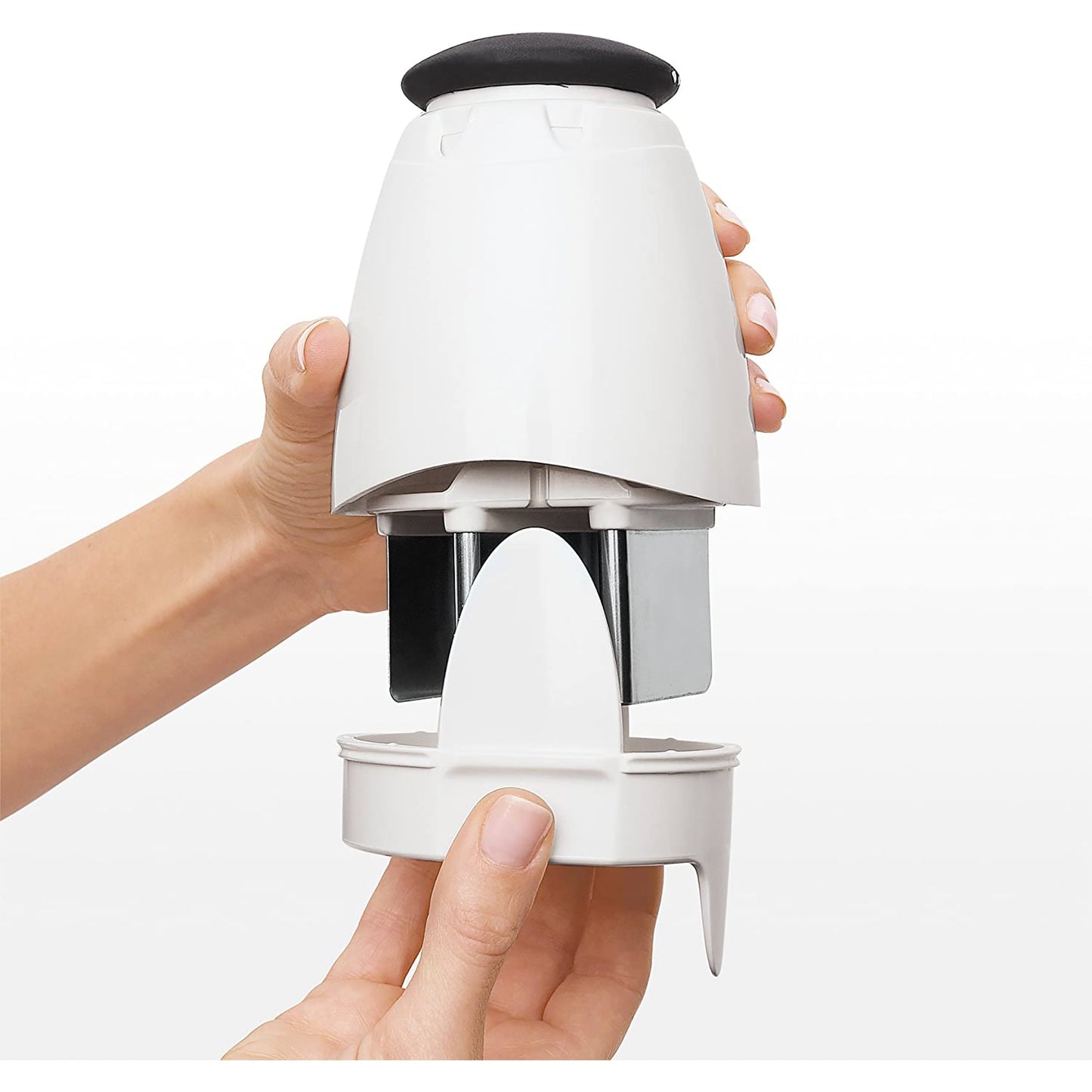 Stainless Steel Blade Dish Washer Safe Chopper - White