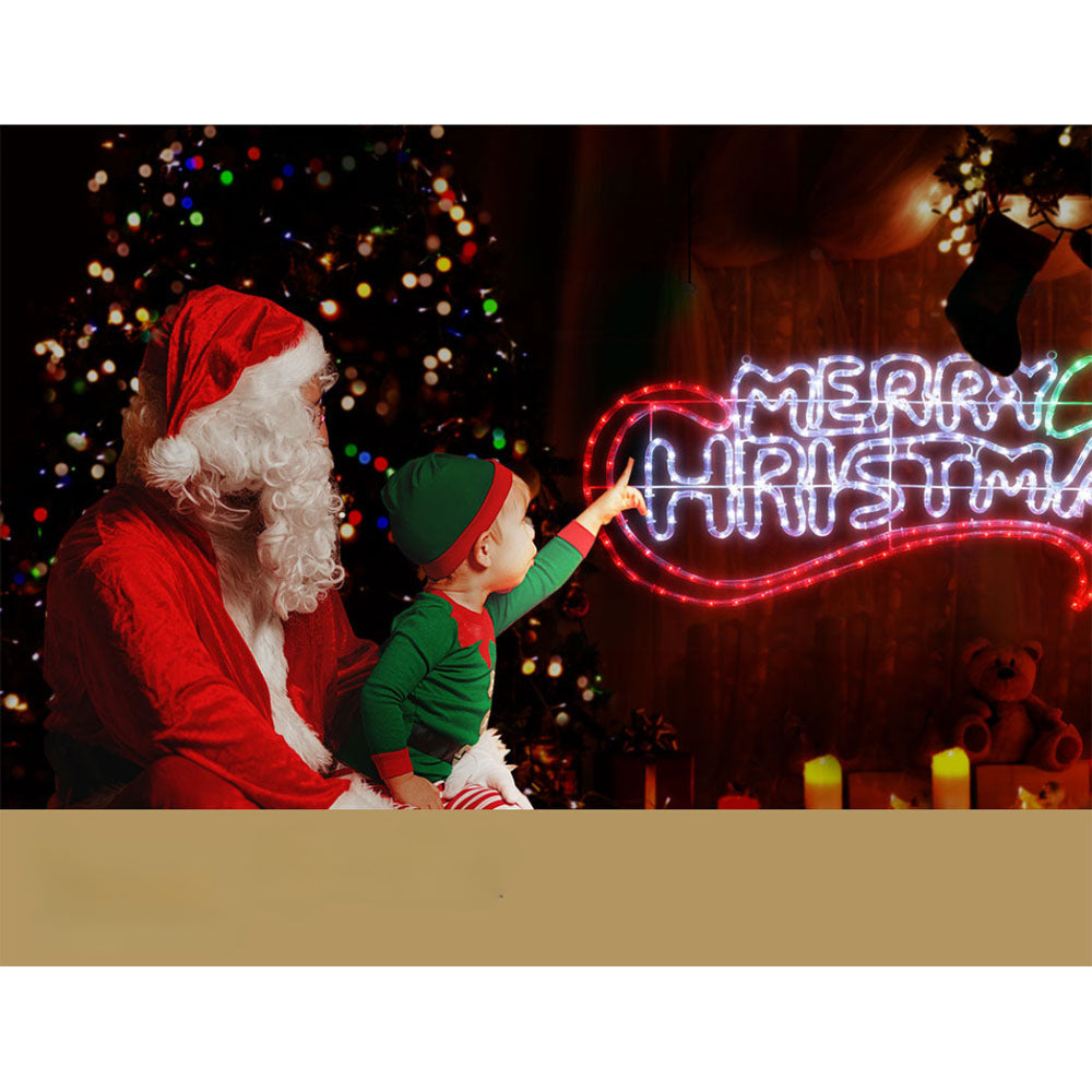 Christmas LED Rope Xmas Waterproof Colourful Lights - 5m