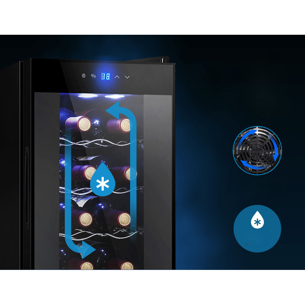 Wine Cooler 12 Bottle Thermoelectric Fridge Storage Chiller