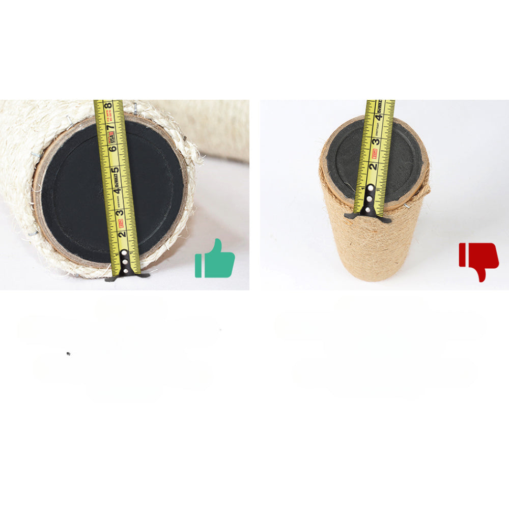 Cat Tree Scratching Post Tower House Furniture Wood Multi Level - 120cm