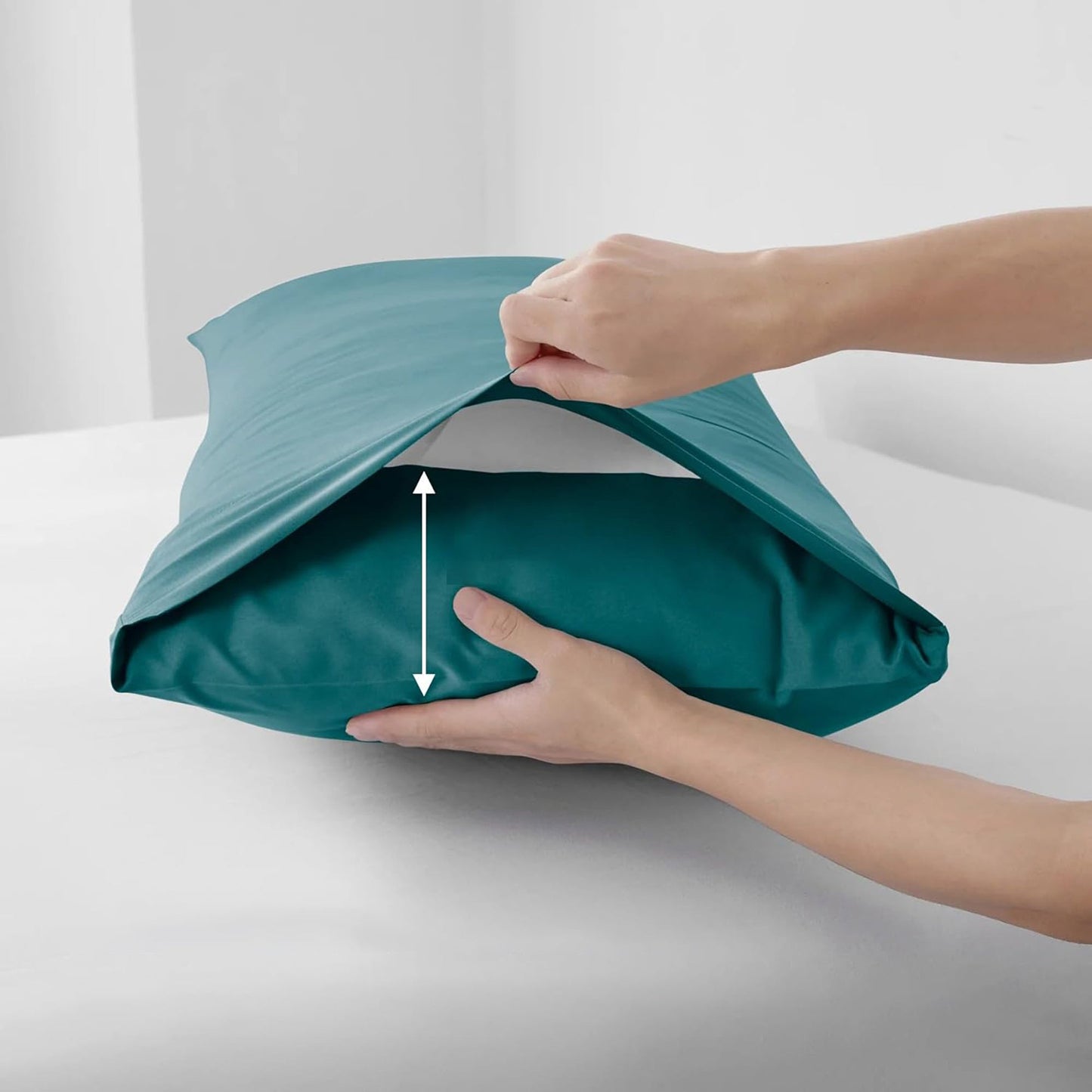 Soft Comfort Breathable Extra Deep Pocket Bed Sheet Set - Biscay Blue