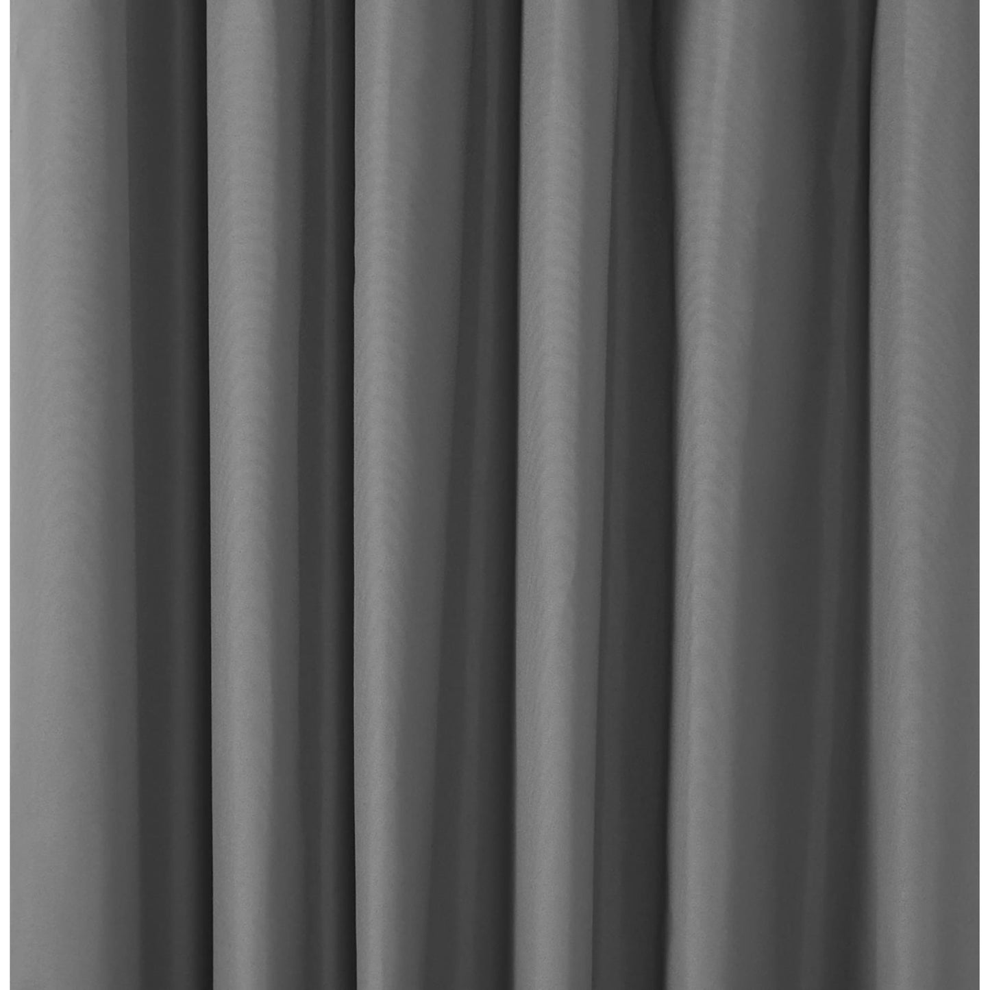 Room Darkening Blackout Window Curtains with Tie Backs Set 2 Panels - Dark Gray
