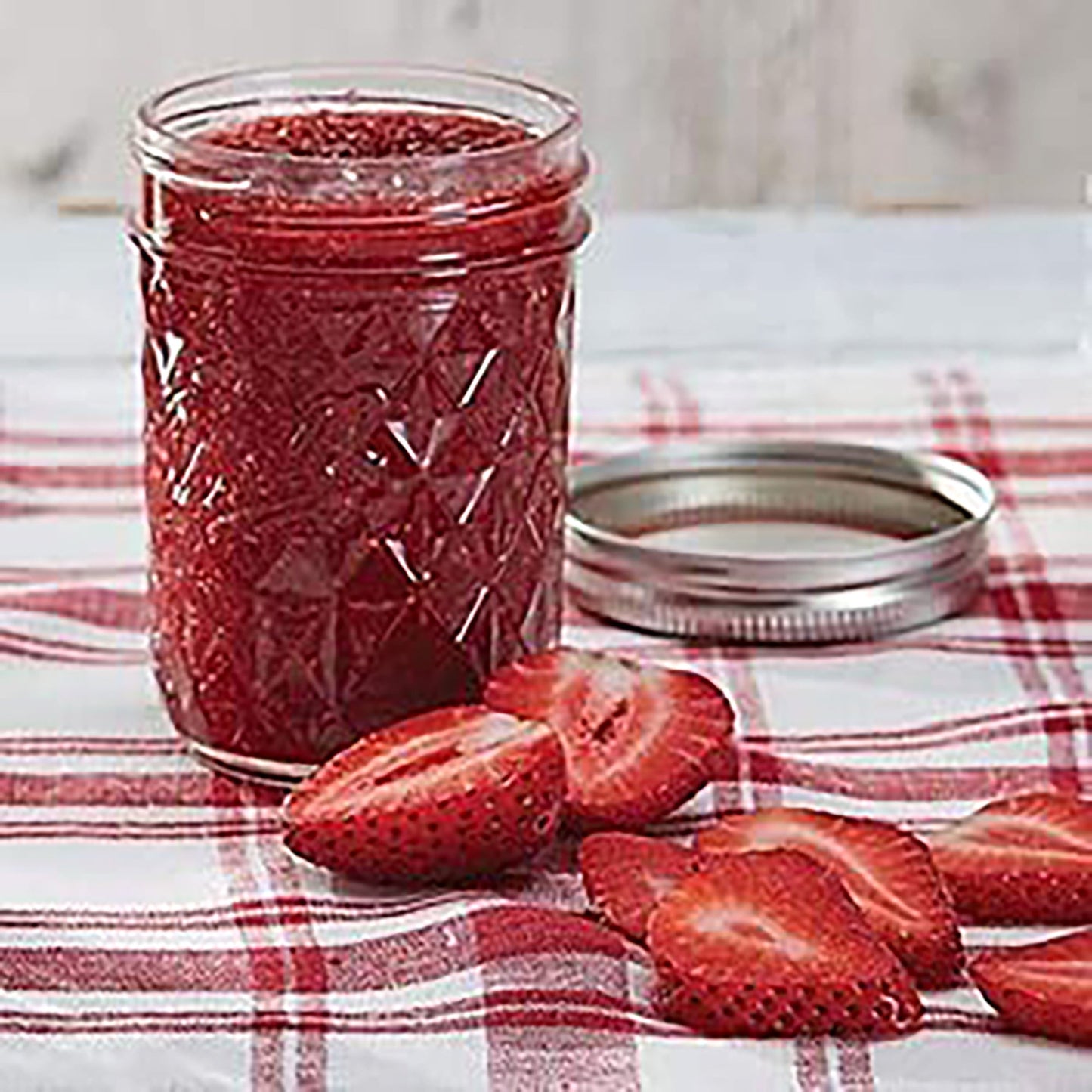 Regular Mouth Mason Jar Split-Type Lids and Rings 20 Pcs 7cm - Silver