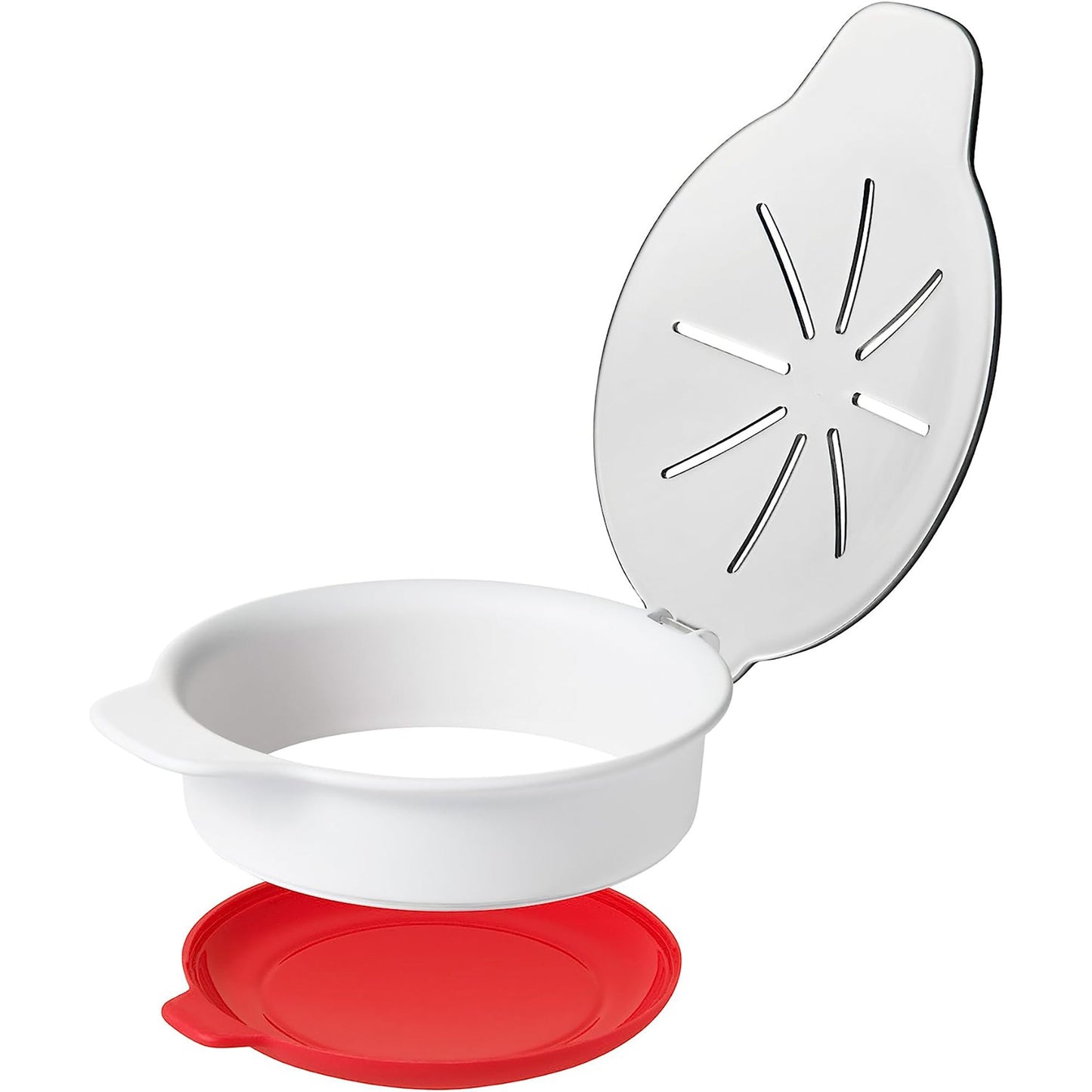 Quick Cooking Microwavable Egg Cooker - Red