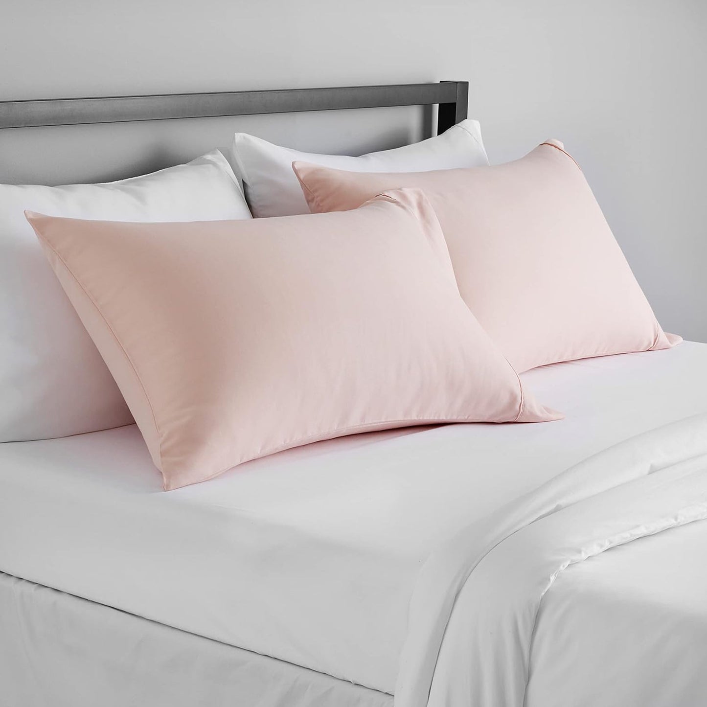 Lightweight Super Soft Easy Care Microfibre Pillowcase - Blush Pink