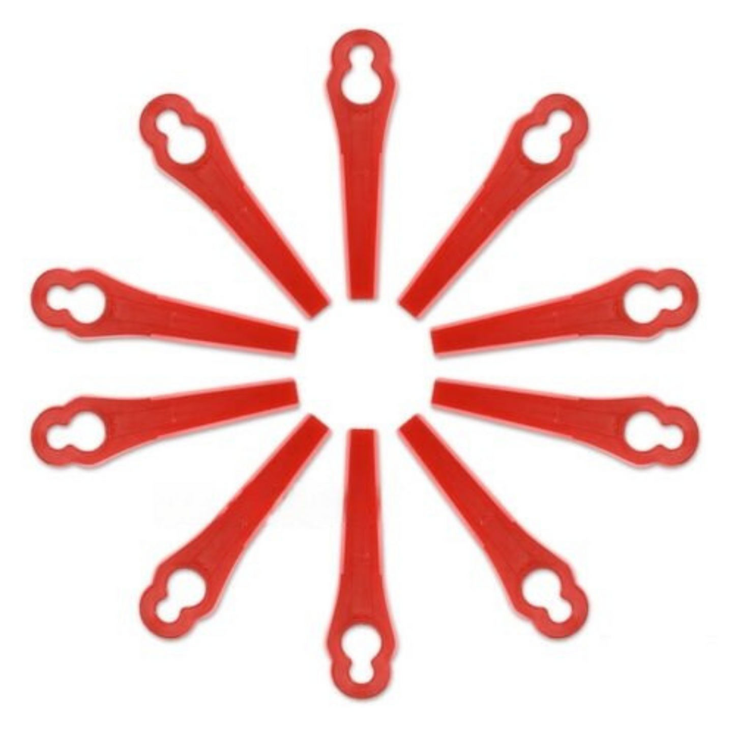 50pcs Grass Trimmer Replacement Plastic Blades for OZITO Bosh Kuller