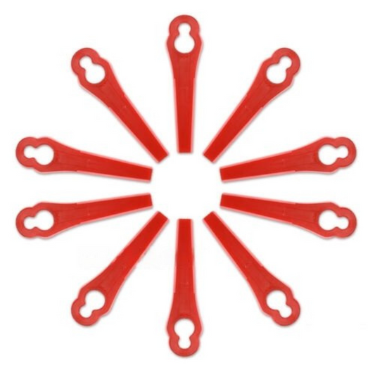 50pcs Grass Trimmer Replacement Plastic Blades for OZITO Bosh Kuller