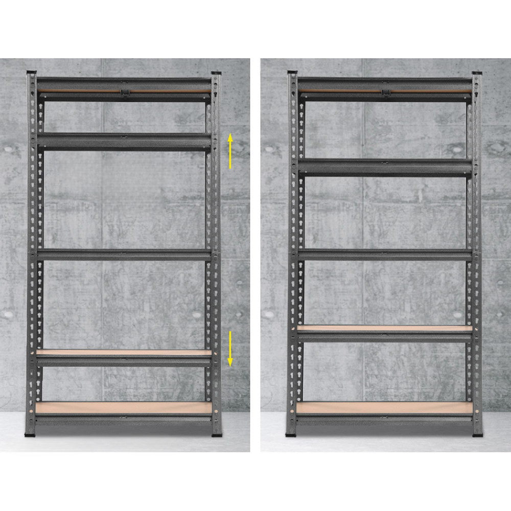 Warehouse Rack Garage Storage Steel Metal Shelves - 1.5M