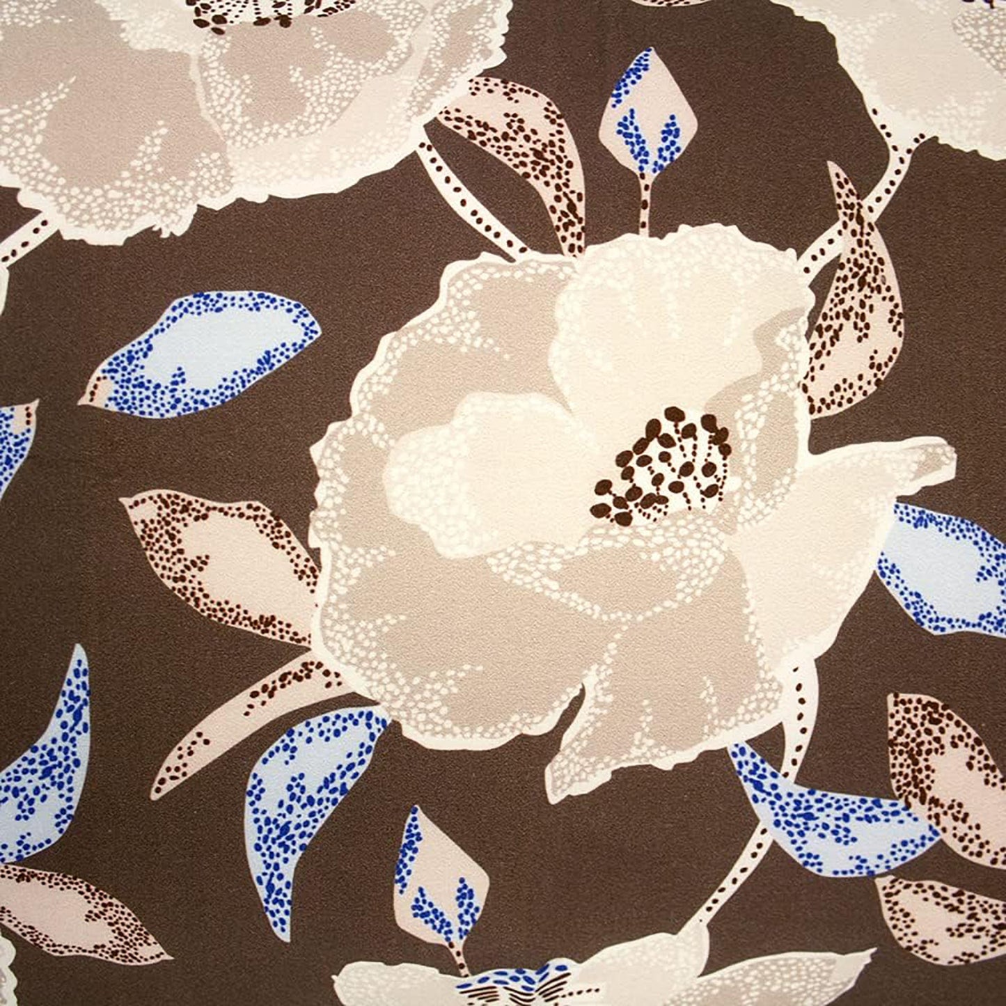 Faith Cotton Quilt Cover Set King - Floral Brown Beige