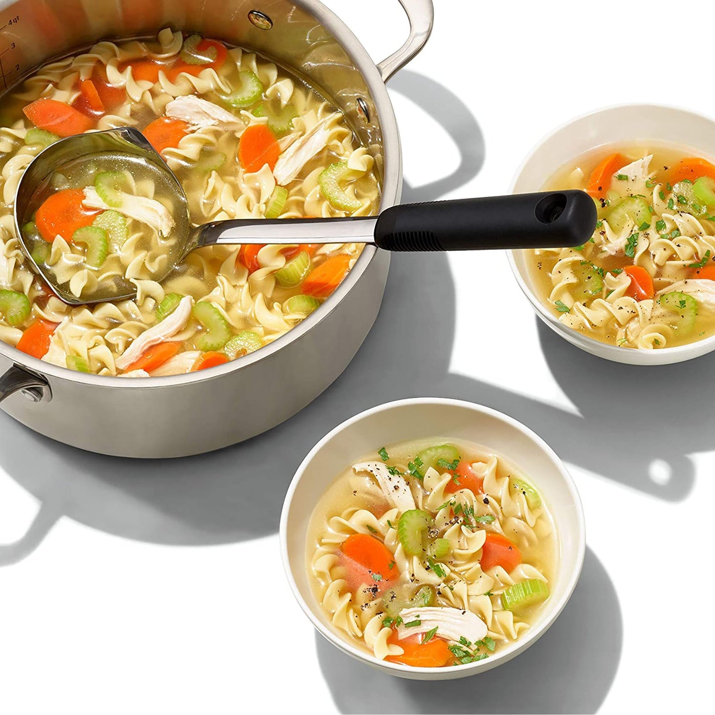 Stainless Steel Spoon Ladle - Silver