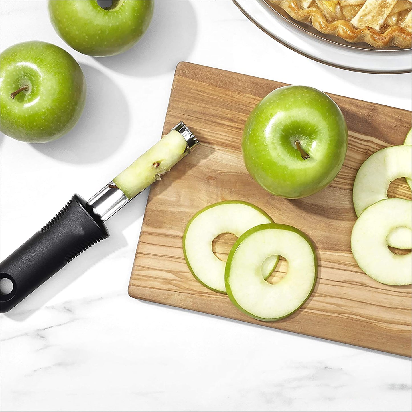 Stainless Steel Apple Fruit Corer - Black