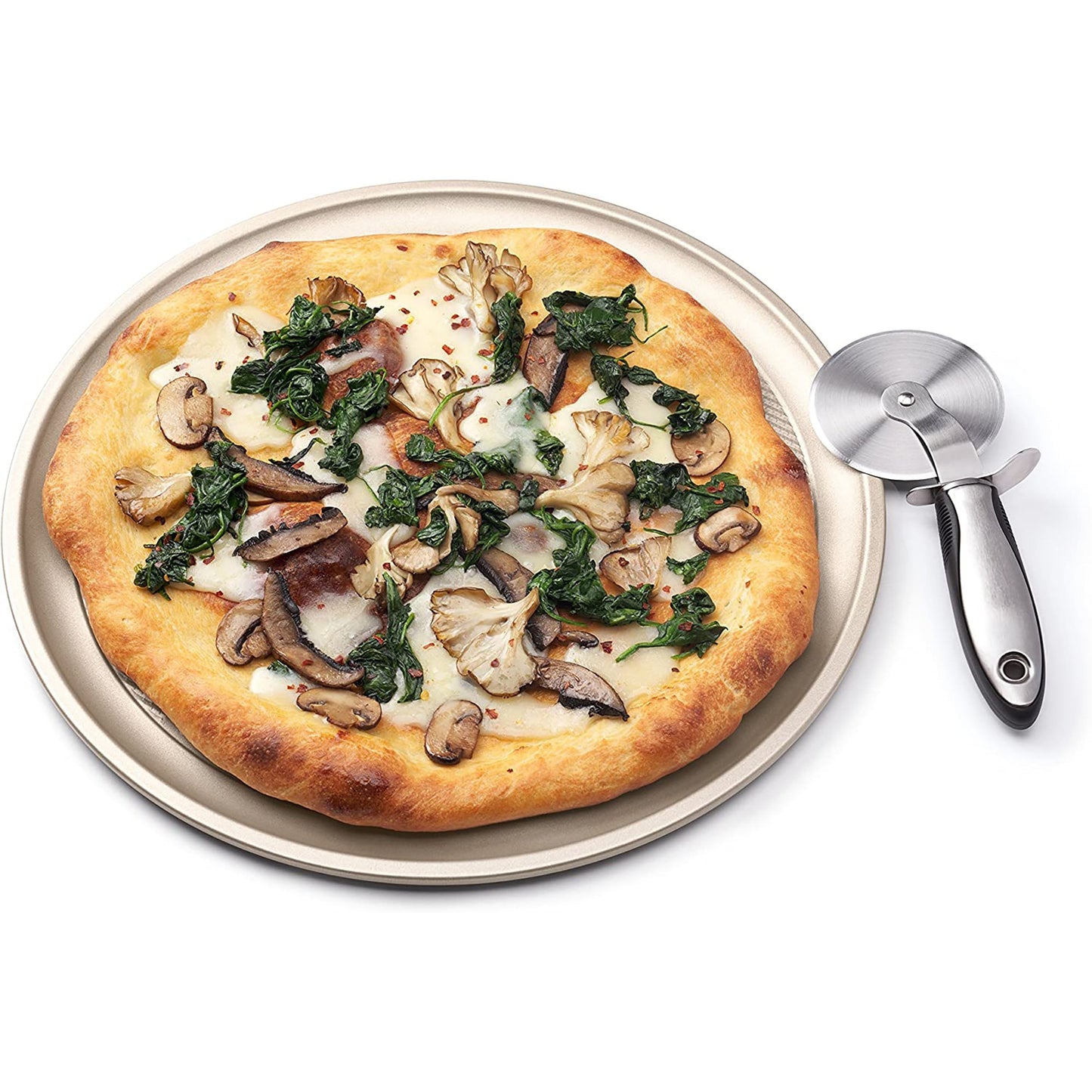 Stainless Steel Pizza Wheel Cutter with Anti Slip Handle - 3 Inch