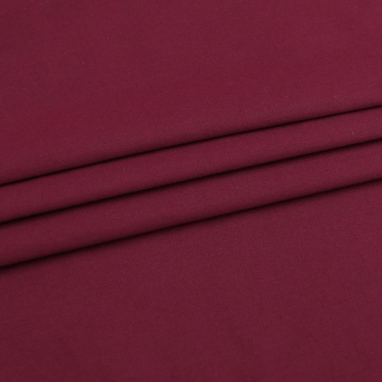 300 Thread Count Sheet Set 50% Cotton 50% Polyester Bed Sheet Set - Burgundy