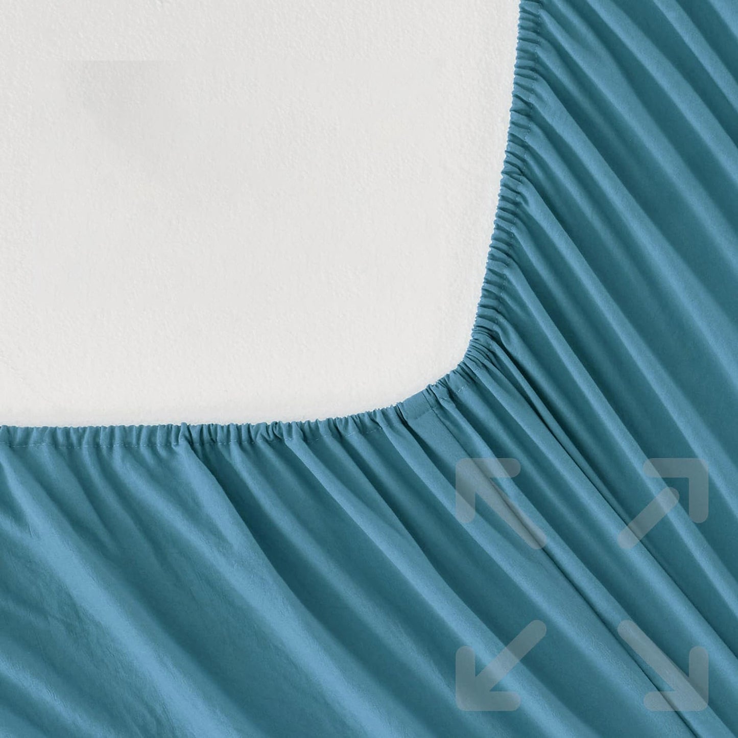 Premium 1800TC Breathable Ultra-Soft Microfibre Single Bed Sheet Set - Slate Blue