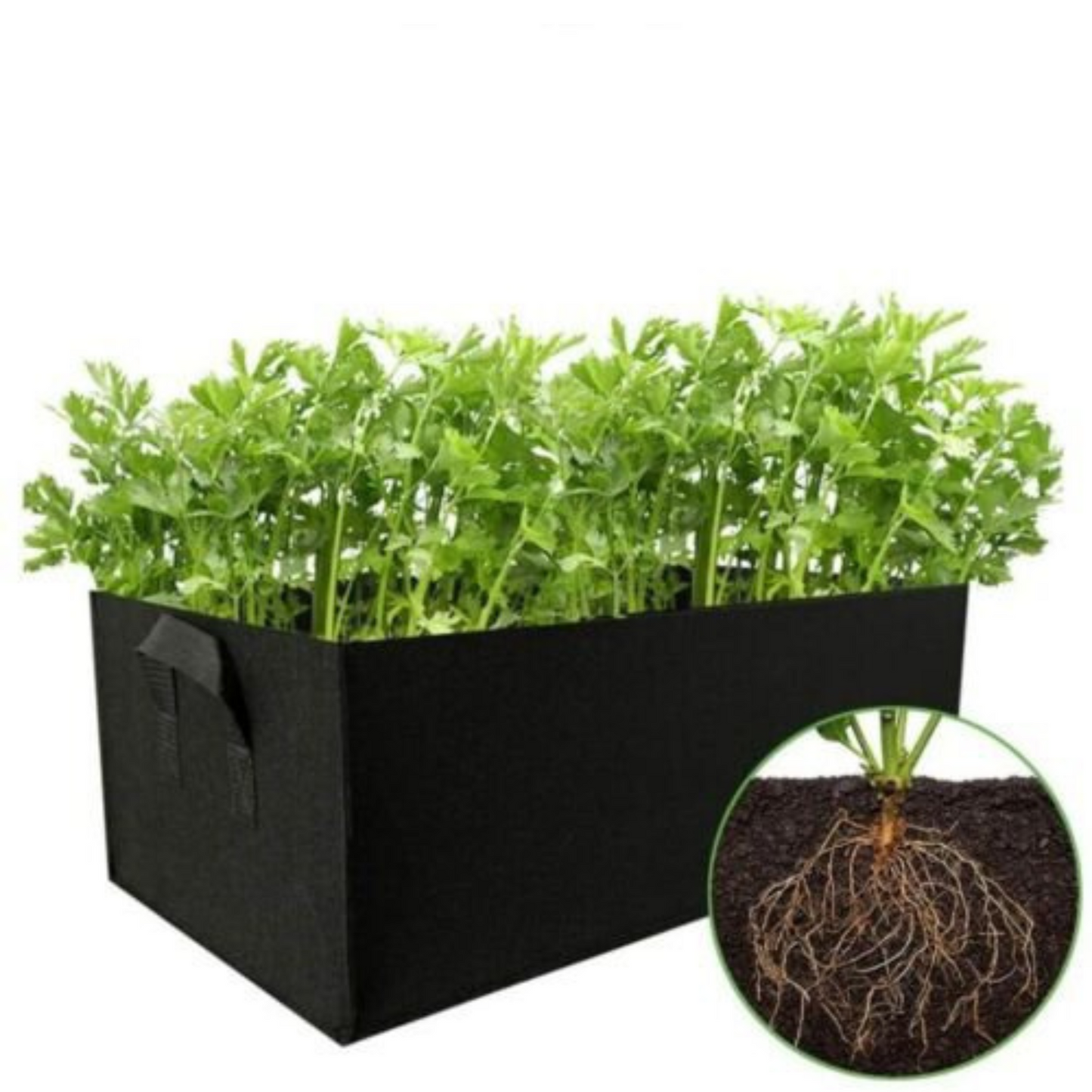 Fabric Potato Grow Bag Garden Planter Container for Root Plant Growing