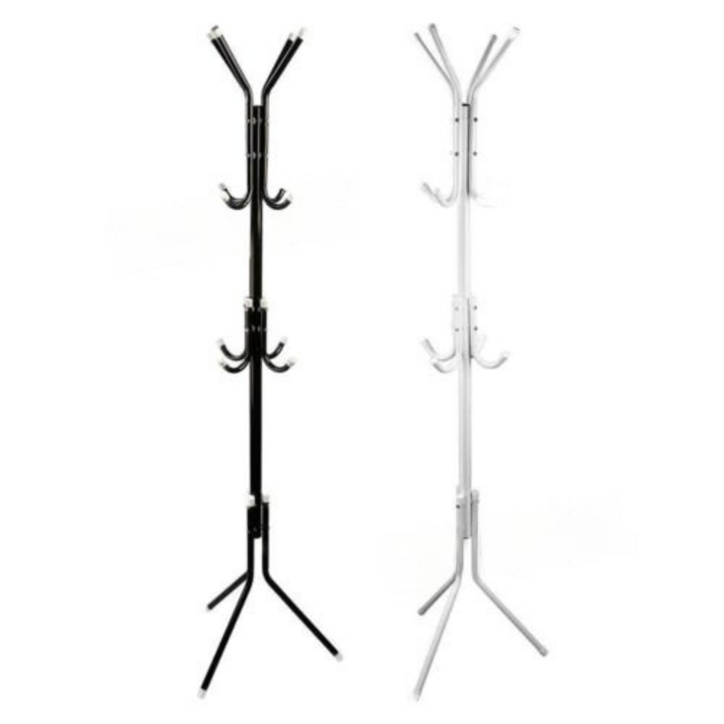 Metal Tree Style 12 Hook Cloth Hanger Stand Hat Clothes Rack