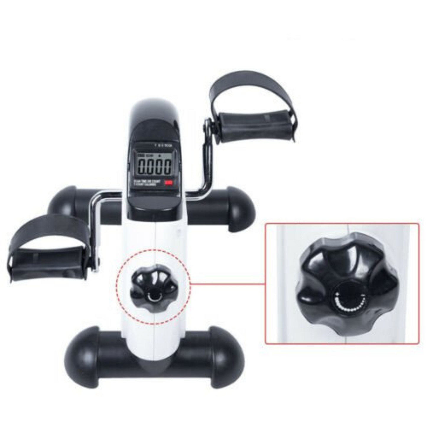 Portable Mini Pedal Exerciser Exercise Machine for Leg and Arm Workout