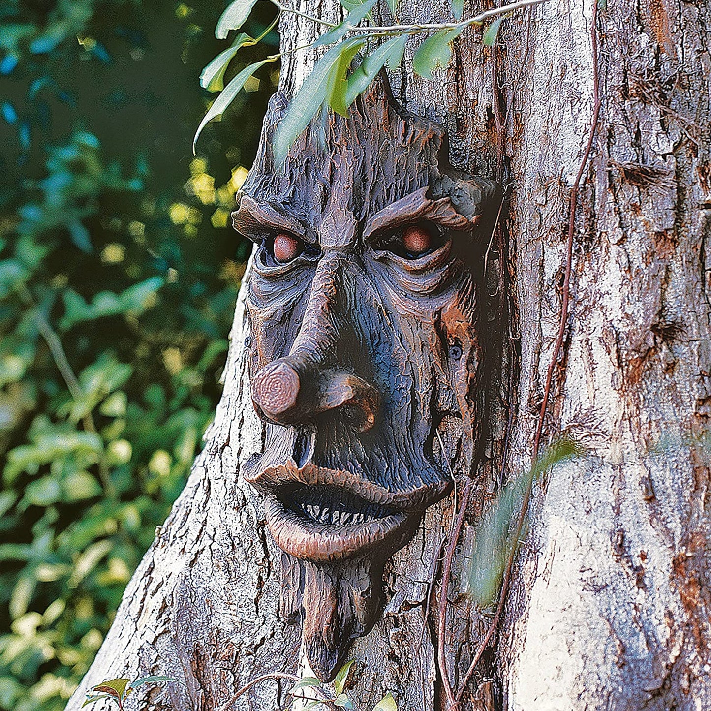 The Spirit of Nottingham Woods Greenman Tree Sculpture Outdoor and Garden Decor