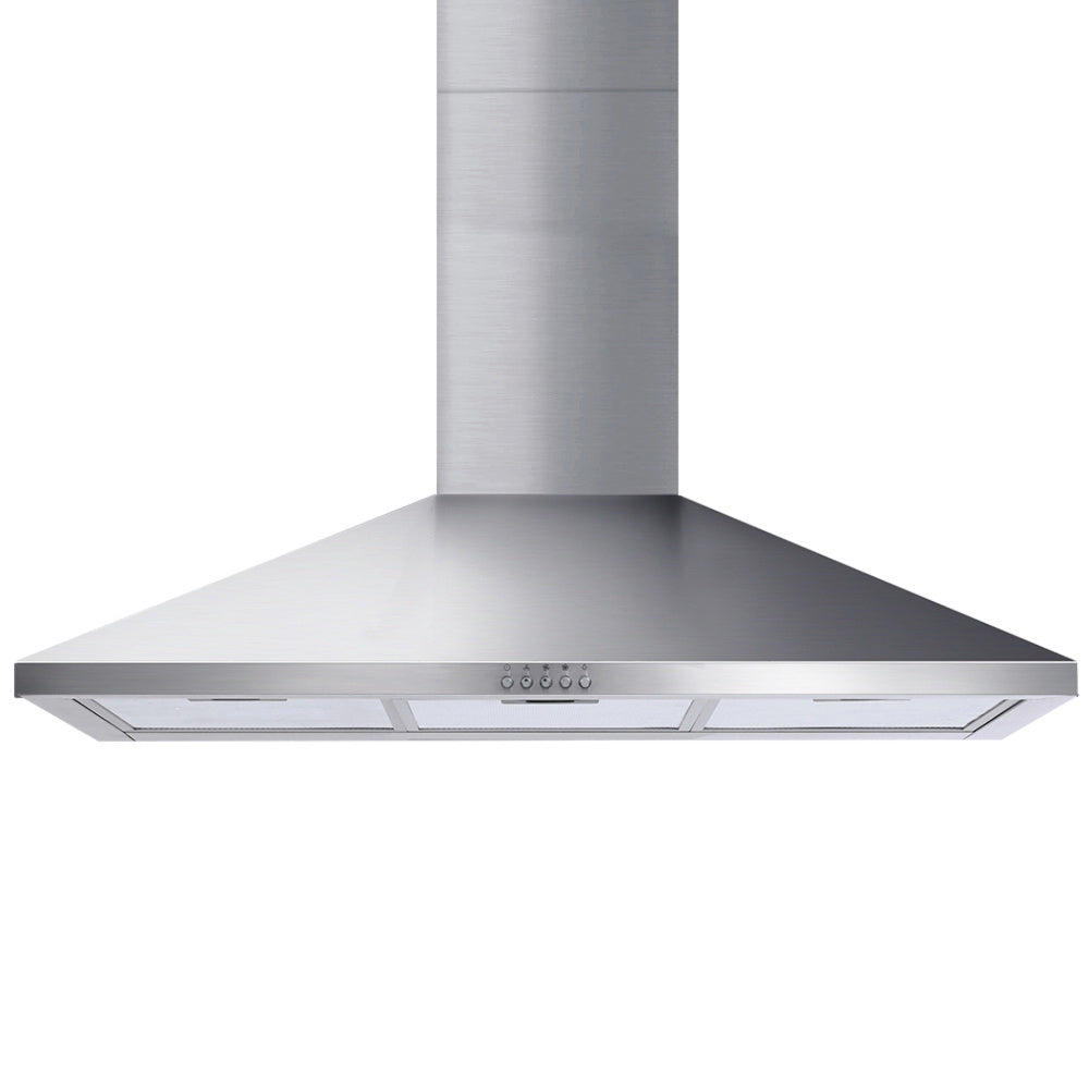 Range Hood 90cm 900mm Kitchen Canopy Stainless Steel Rangehood Wall Mount
