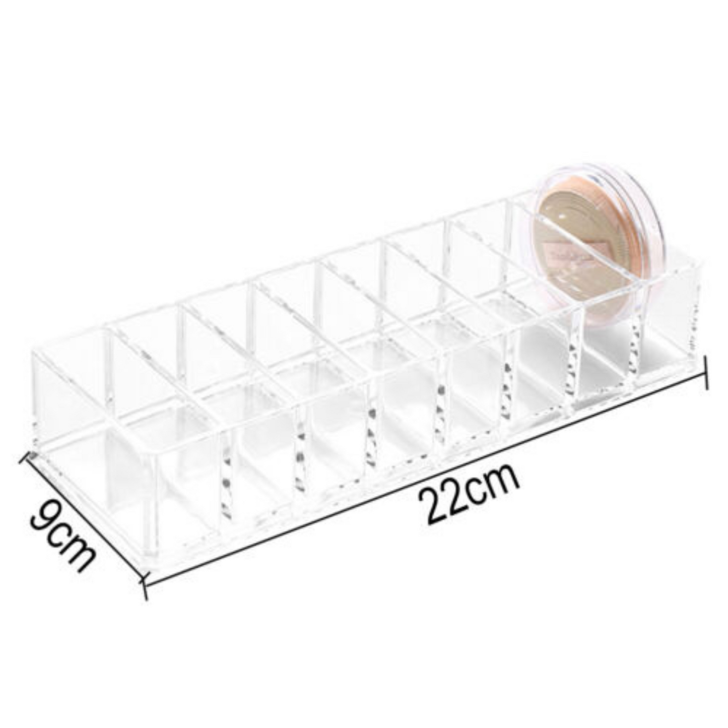 Clear Lipstick Organizer Display Stand Storage for Lipgloss and Makeup Holder