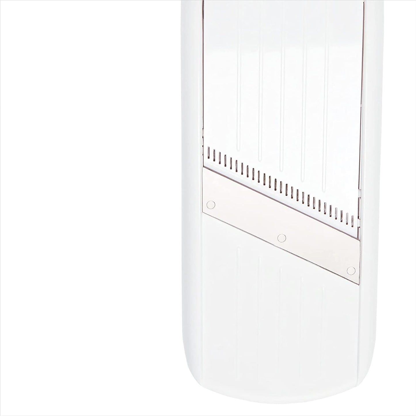 Simple Mandoline Slicer Soft Grip Handle - White