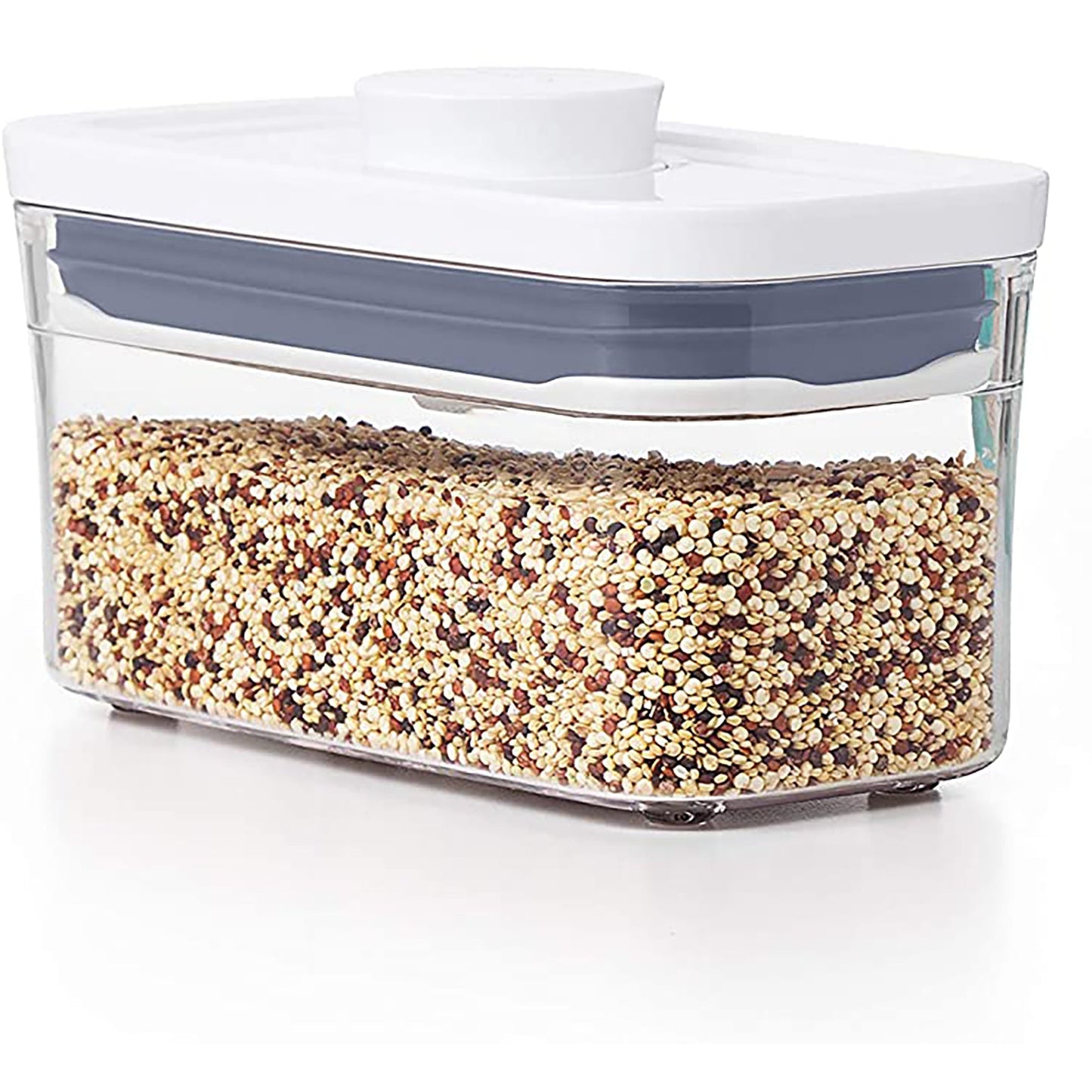 Slim Rectangle 0.4 Litre Plastic Food Storage Container