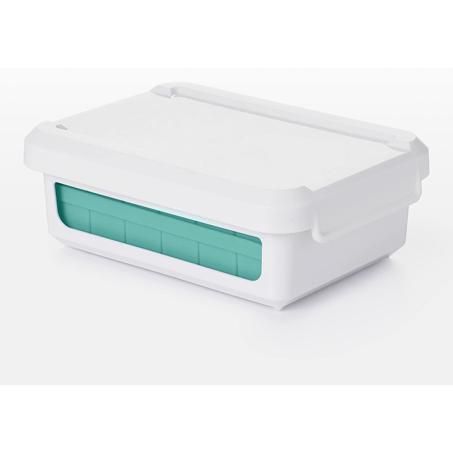 Covered Sturdy Plastic Ice Cube Tray Small Cubes - Small