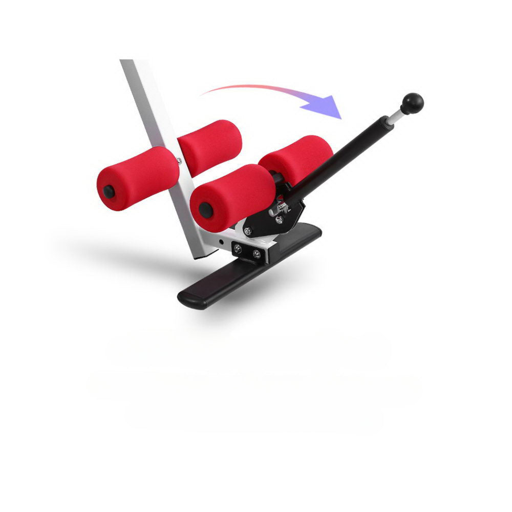 Table Gravity Stretcher Foldable Fitness Gym - Black and Red