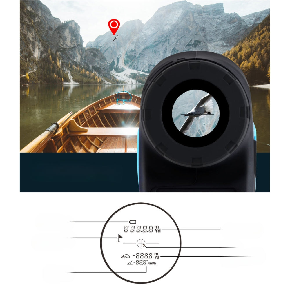Golf Laser Range Finder 600M Hunting Rangefinder Distance Height Speed Measure