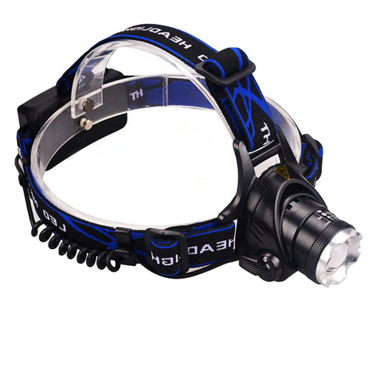 USB Rechargeable LED Head Torch Waterproof Camping Headlight