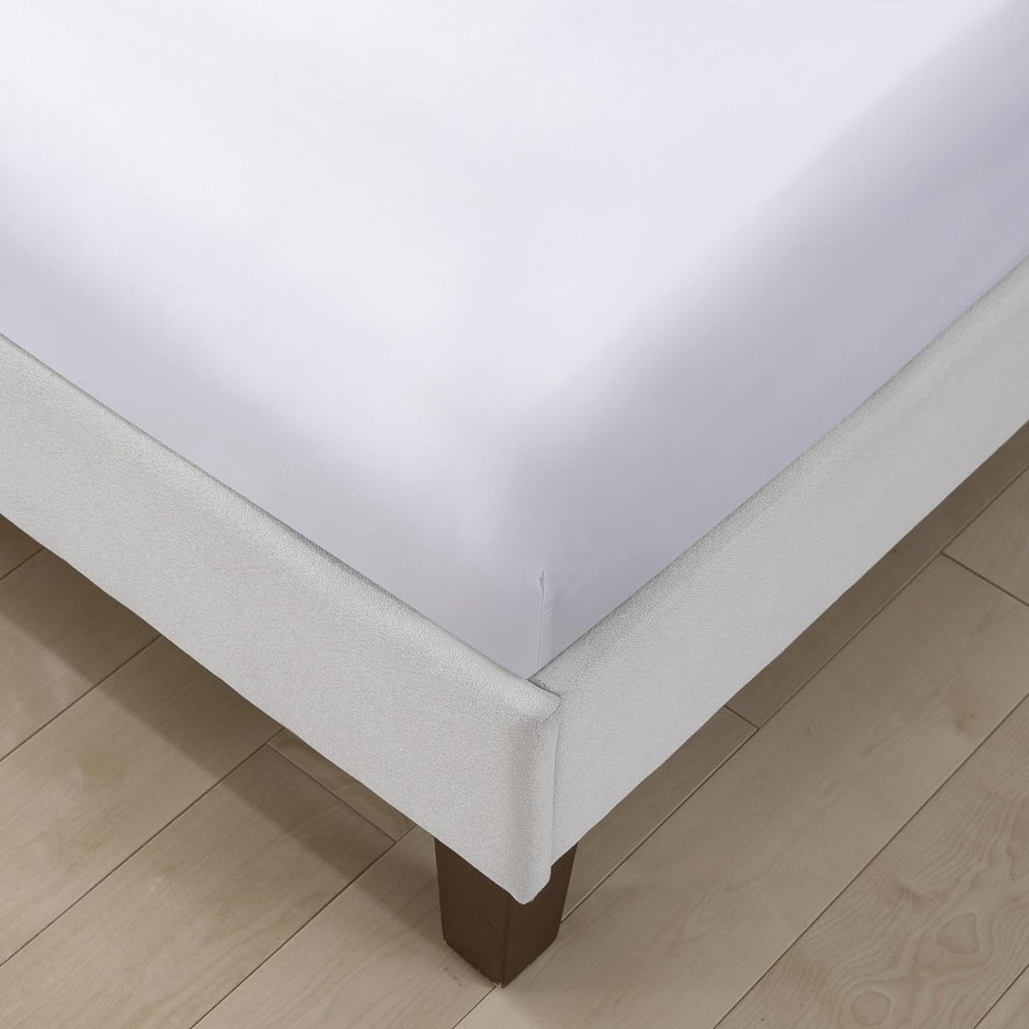 500TC Soft and Luxurious 100% Cool Breathable Cotton Bed Sateen Set - White