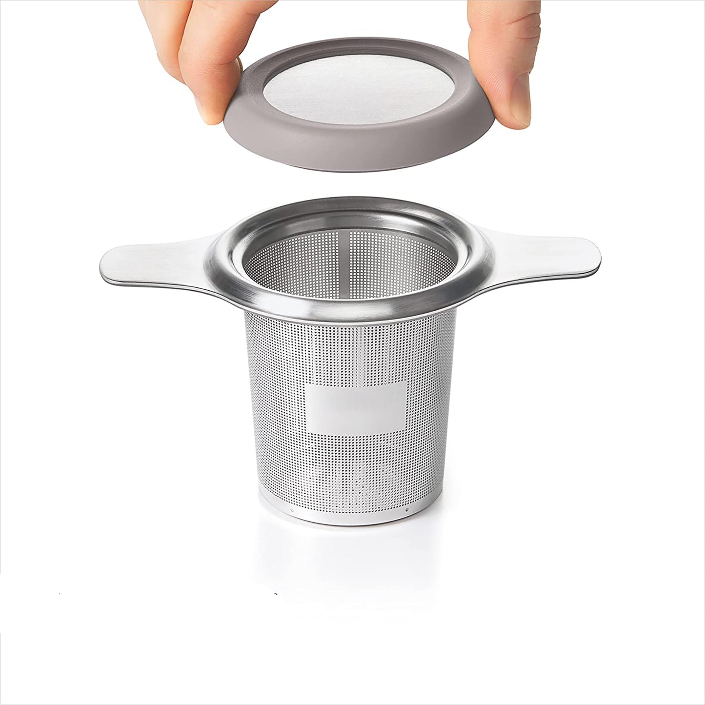 Tea and Coffee Infuser Basket Stainless Steel - Grey