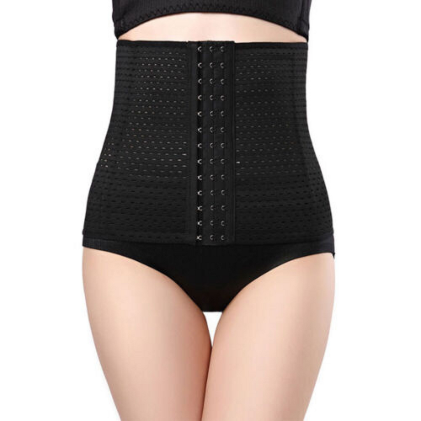 Black Women Waist Trainer Tummy Cincher Girdle Belt Slimming Body Shaper