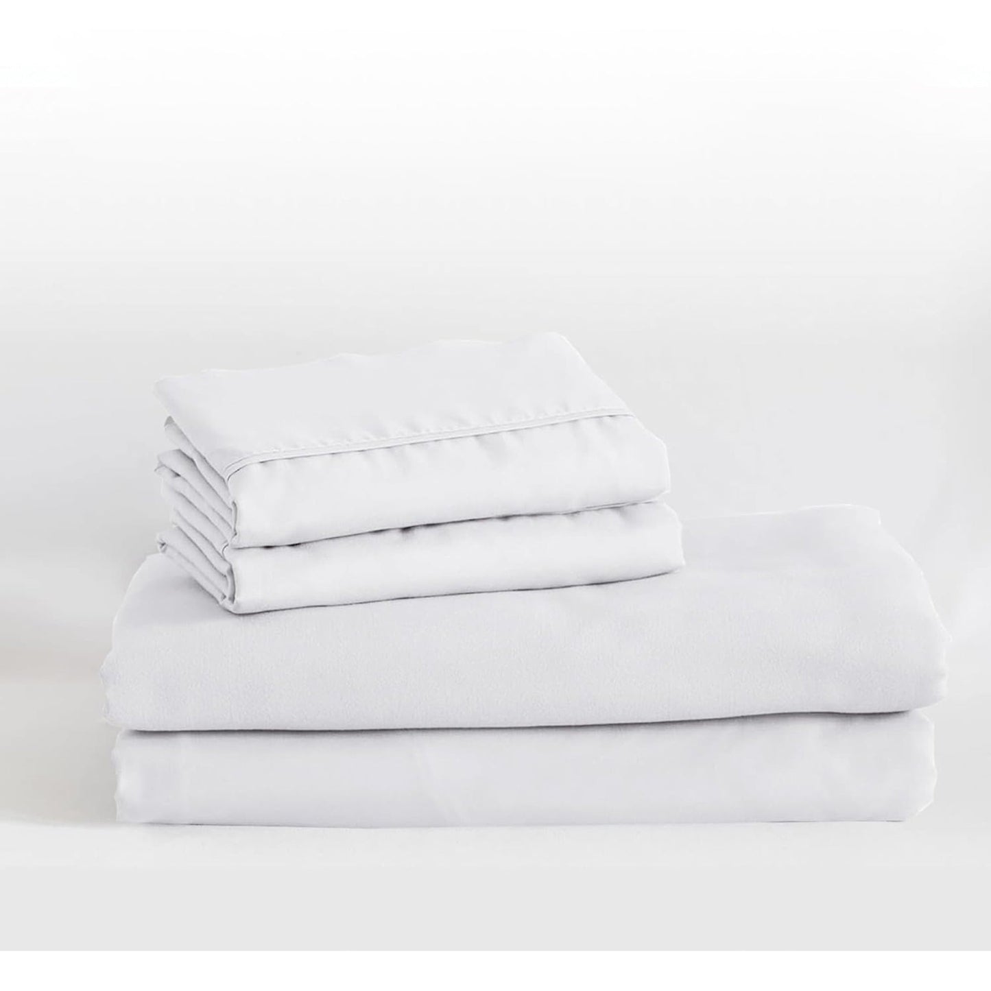 Soft Comfort Breathable Extra Deep Pocket Bed Sheet Set - White