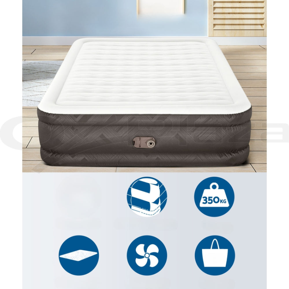 Air Bed Queen Size Mattress Camping Beds Inflatable Built-in Pump