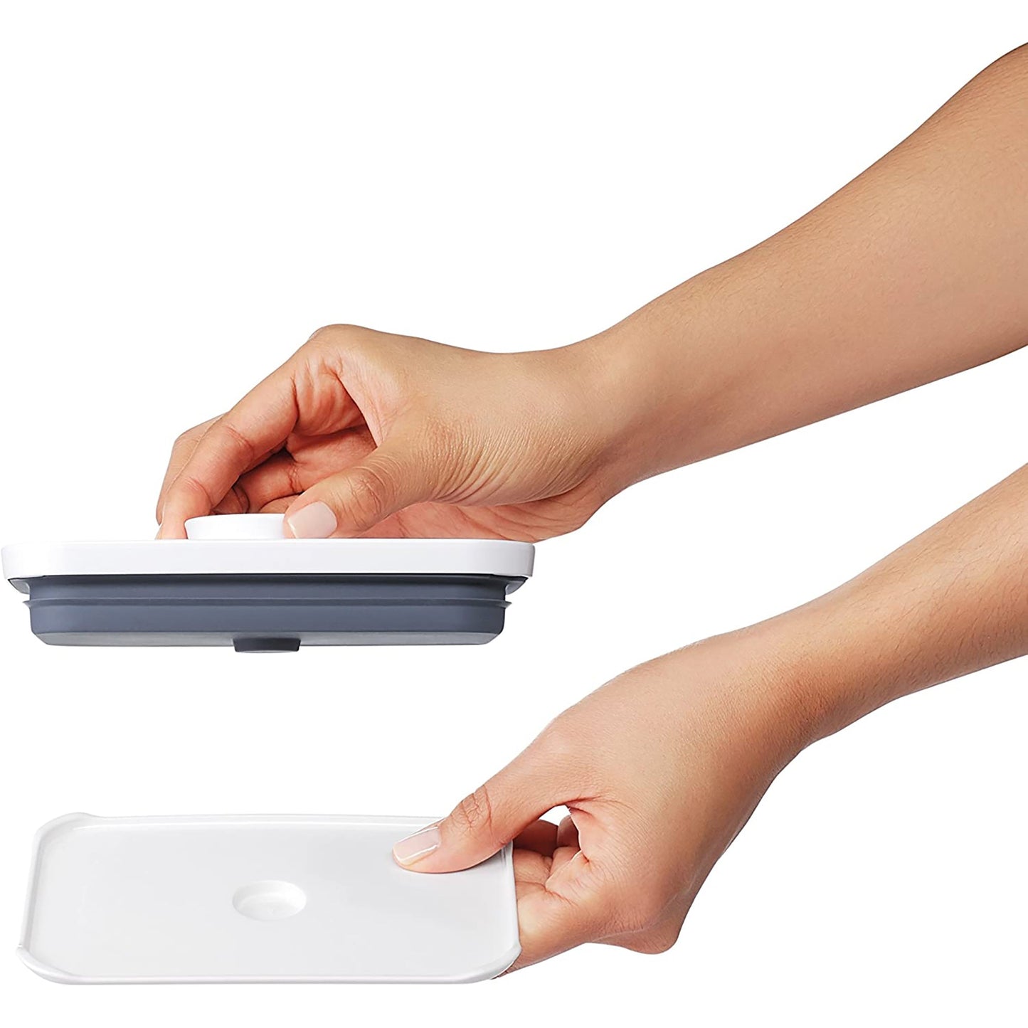 3 Piece BPA Free Rectangle POP Container Set with Scoop